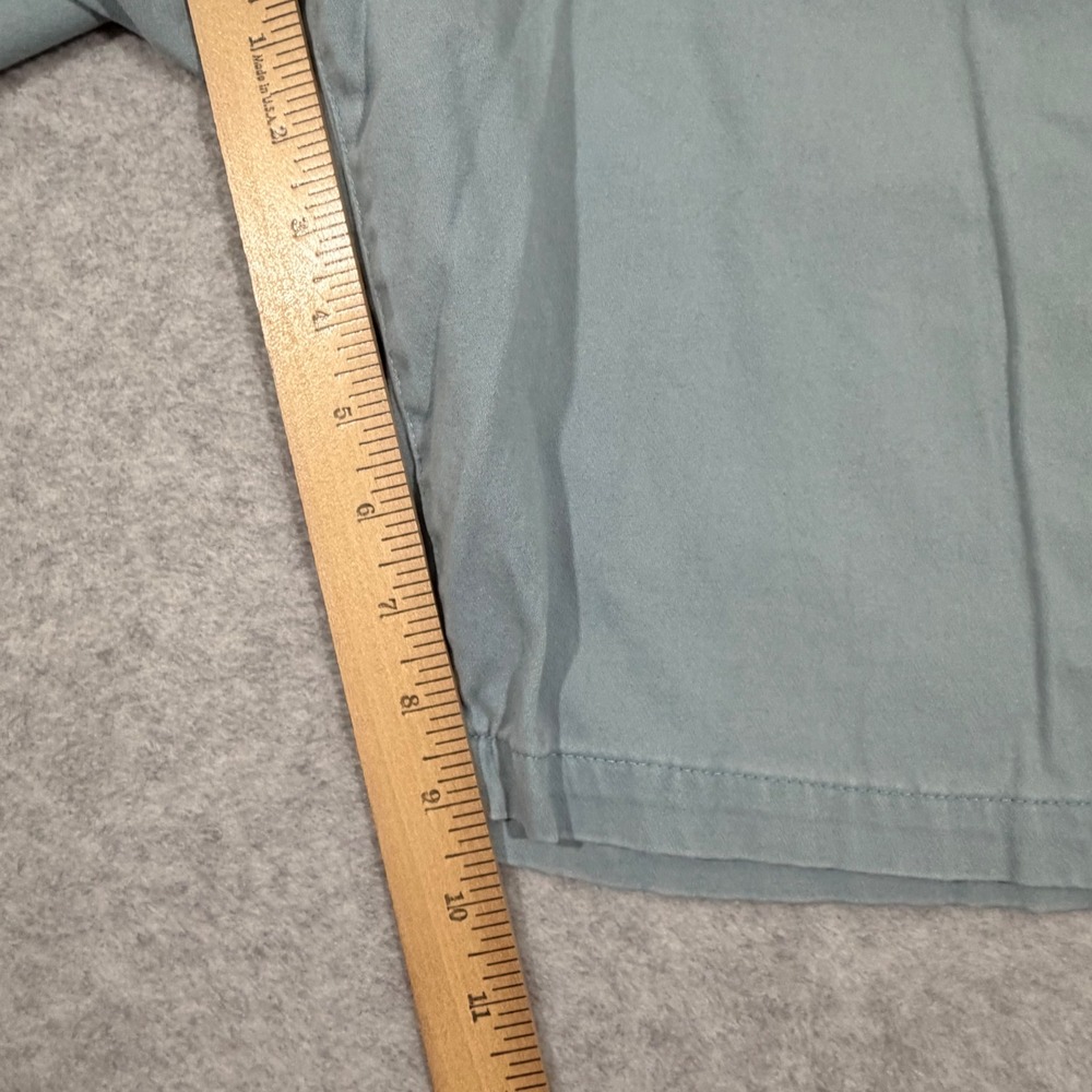 Nat Nast Shorts Mens 36 Blue Good Cotton Spandex Flat Front Chino Luxury Casual - Picture 4 of 10